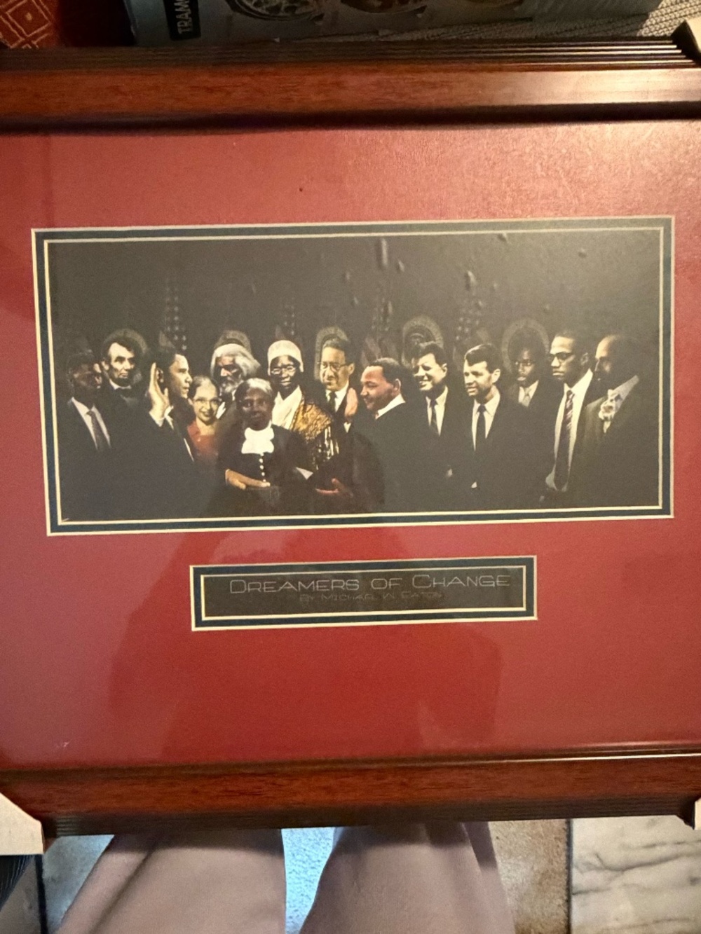 Dreamers Of Change Framed Poster by Micheal W. Eaton